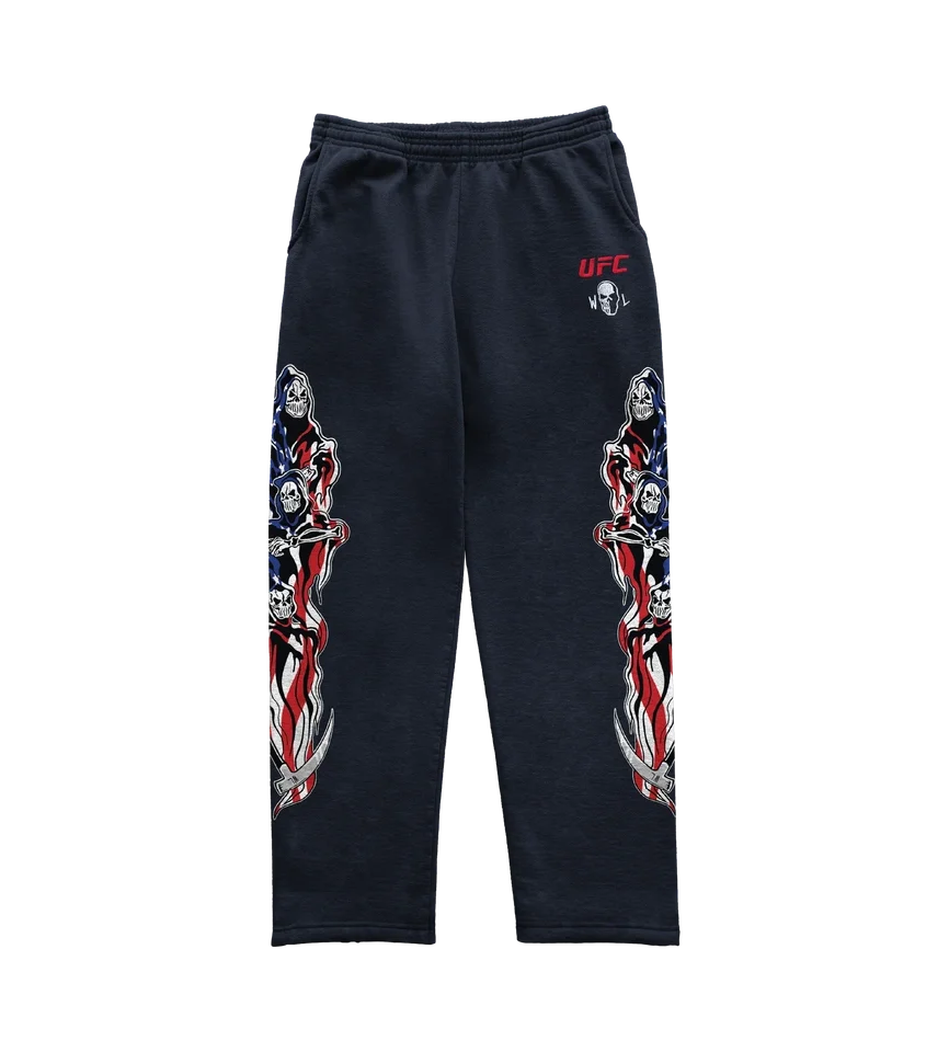 Warren Lotas UFC Three Reapers Sweatpants – Charcoal