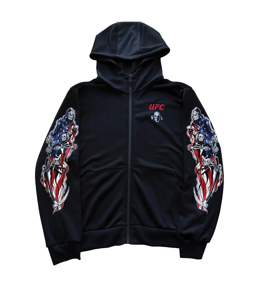 Warren Lotas UFC Three Reapers Track Jacket – Black