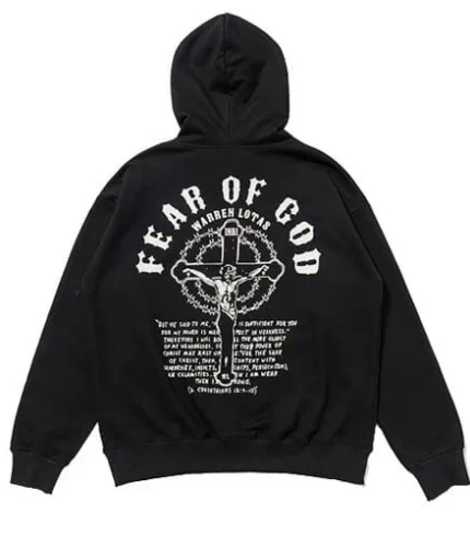 Warren Lotas Fear Of God Warren Lotas Hoodie – Black