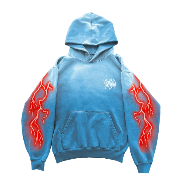 Warren Lotas Final Friday Hoodie Sunfaded Blue