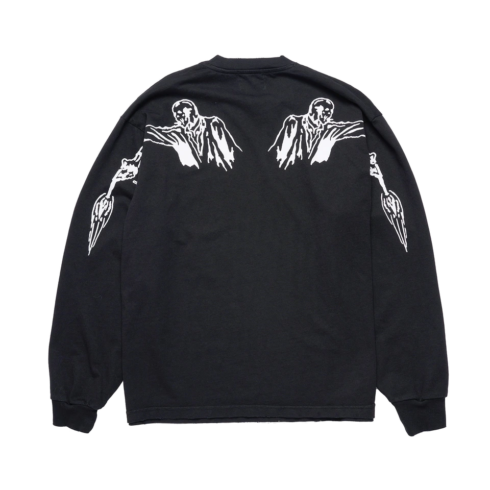 Warren Lotas Long Arm Long Sleeve T-Shirt – Black - Image 2