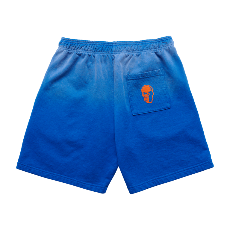 Warren Lotas New York Knicks Flaming Skull Shorts - Image 2