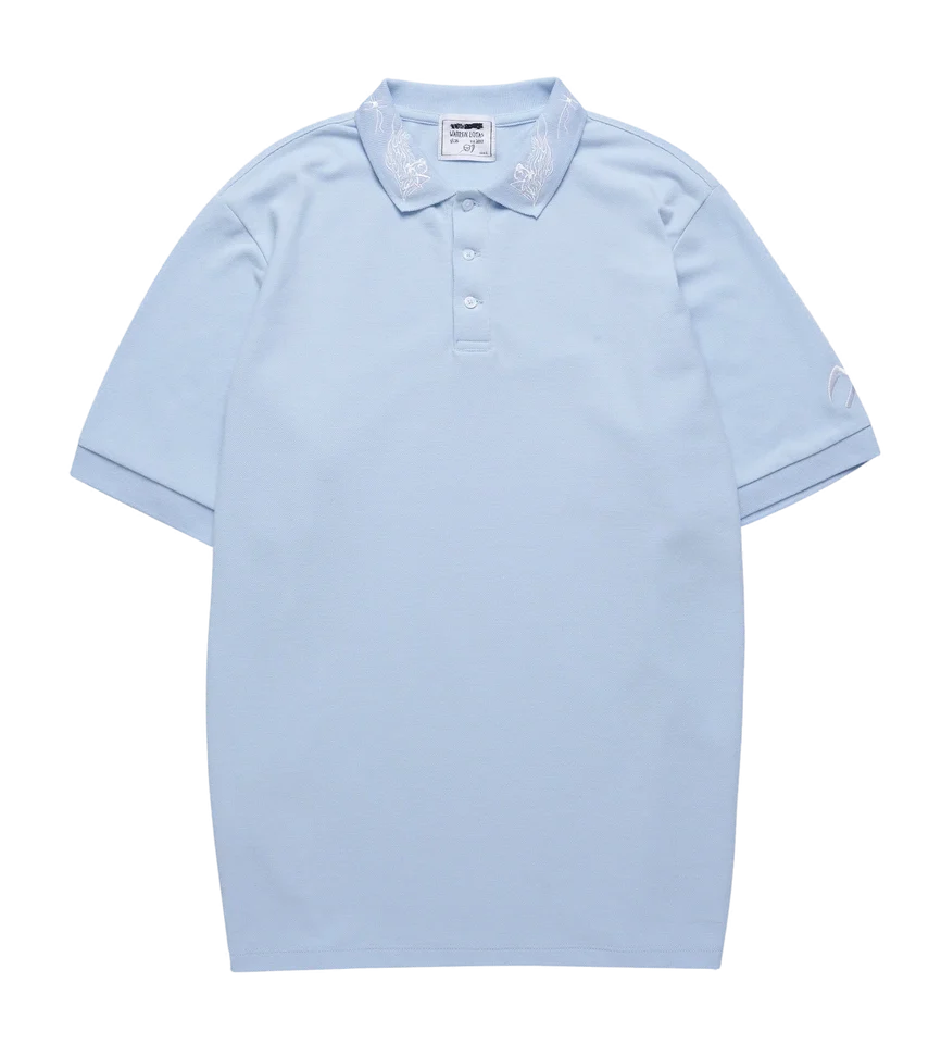 Warren Lotas Reaper Polo – Powder Blue