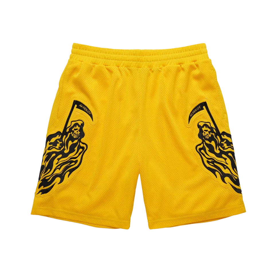 Warren Lotas Serenity Mesh Shorts – Gold