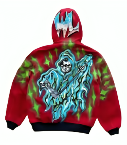 Warren Lotas Men’s WL Red Grim Hoodie
